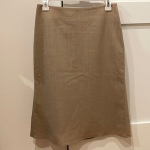 Banana Republic A Line Beige Skirt - Size 0